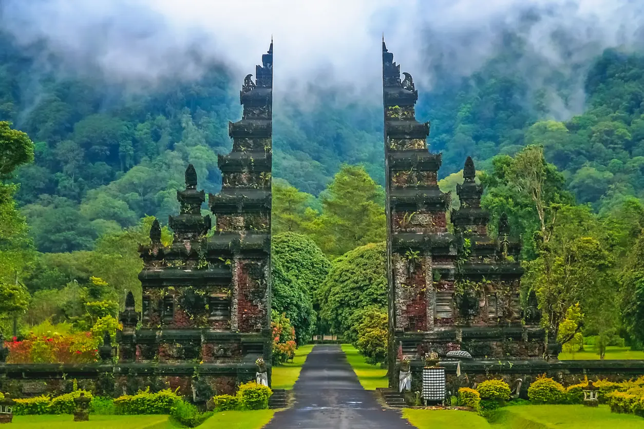 Bali Temples in South-East Asia