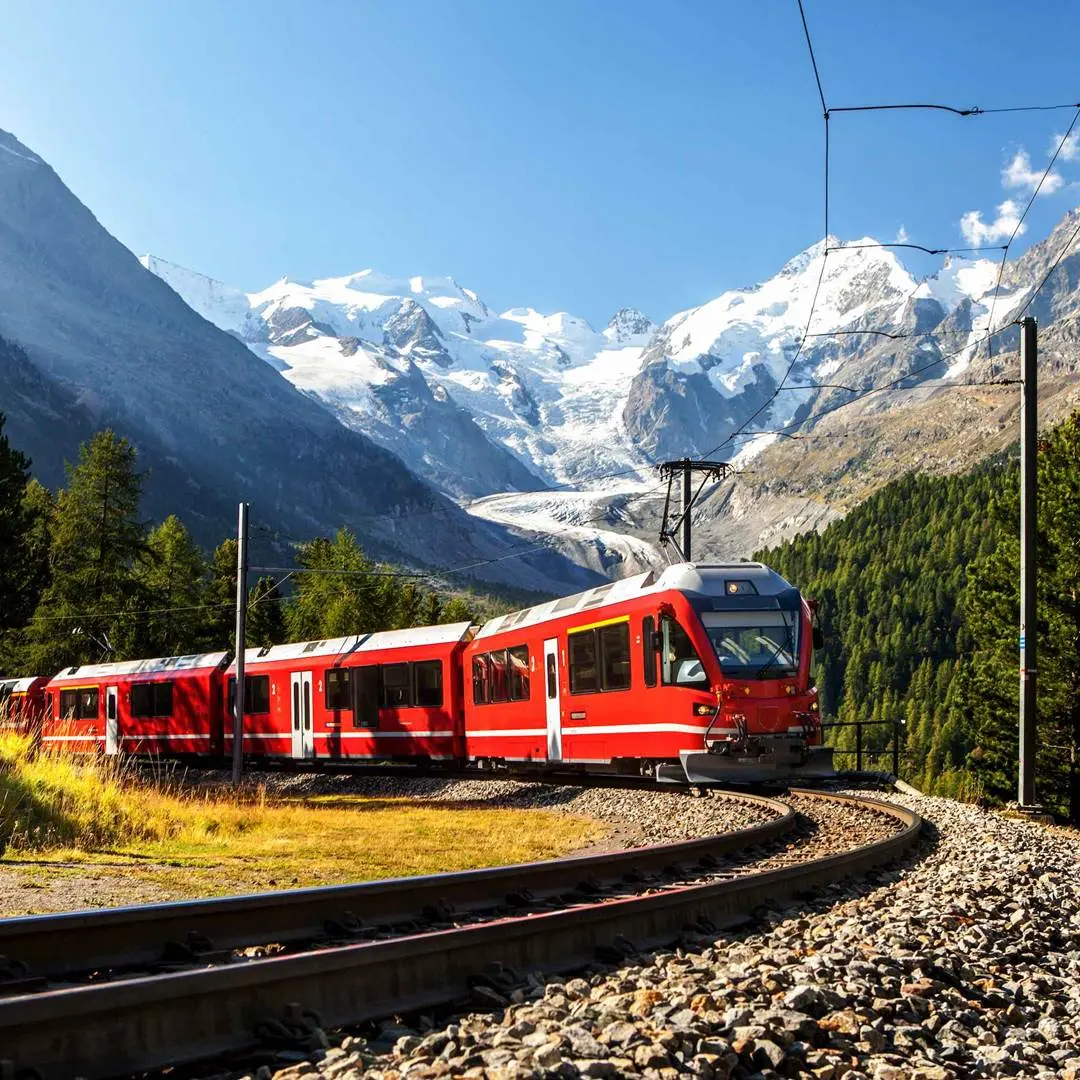 Swiss Alps Scenic Trains in Europe