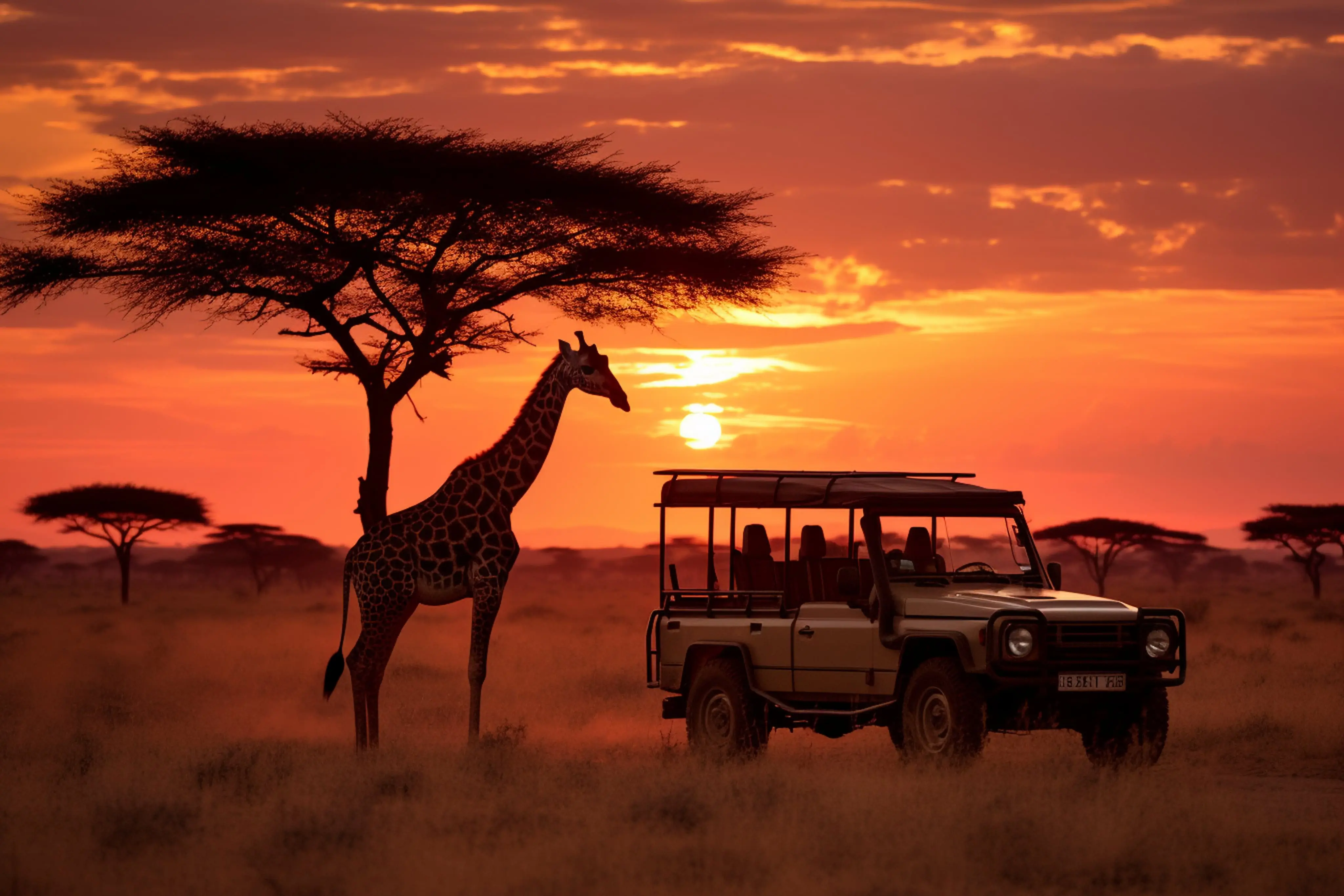 Rhinos out in the wild