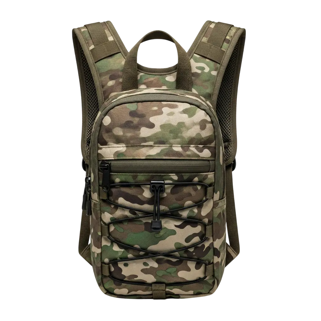 Camo Compact Tactical Hydration Pack